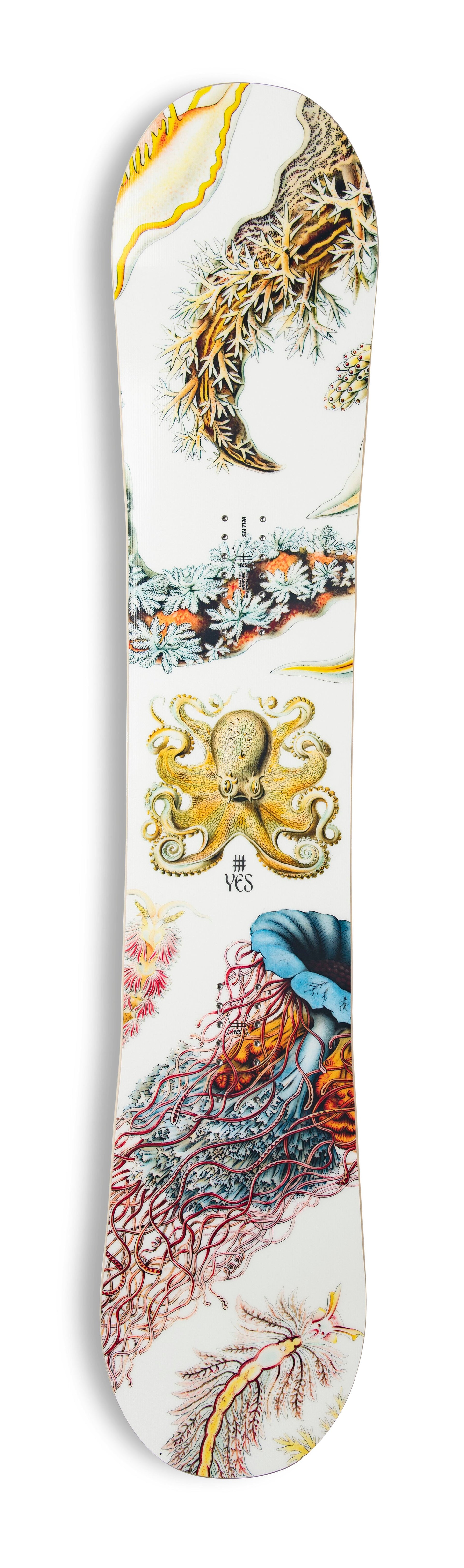Women's Hell Yes Snowboard Sporting Goods in White